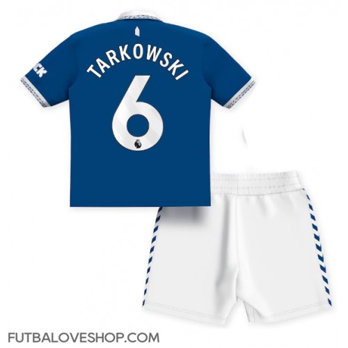Dres Everton James Tarkowski #6 Domáci pre deti 2023-24 Krátky Rukáv (+ trenírky)